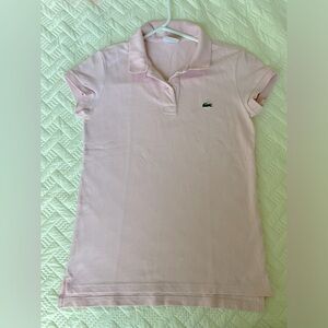 Lacoste polo in pink